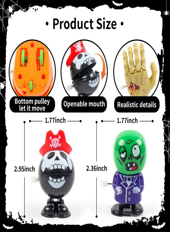 xFFFun 28PCS Halloween Wind Up Toys for Kids Halloween Party Favors Treat Goodie Bag Fillers, Pinata Stuffers Small Classroom Prizes Bulk Trick or Treat Toys Gifts for Boys Girls Giveaways - Image 2